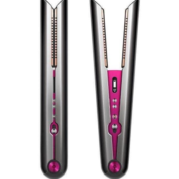 Dyson Hair Tool - Metallic Silver and Vibrant Pink